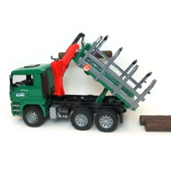 1/16 TG 410A Logging Truck w/Crane & 3 logs by Bruder