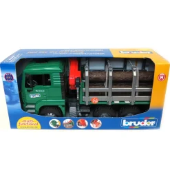 1/16 TG 410A Logging Truck w/Crane & 3 logs by Bruder