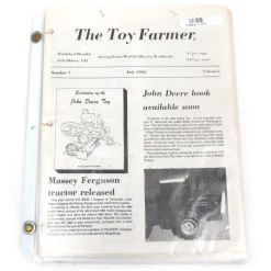 1982 Toy Farmer Magazines, July-December Only