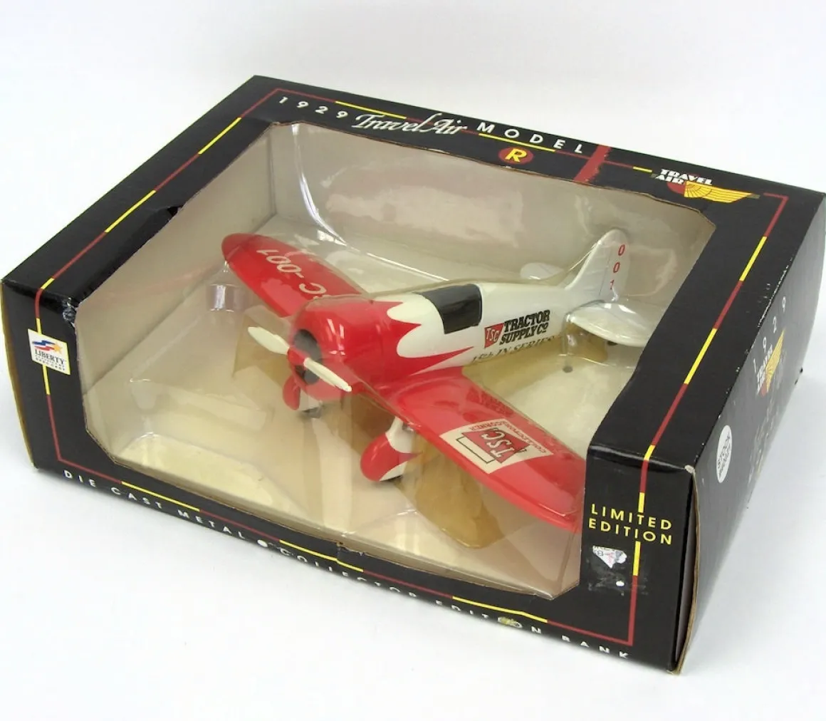 1929 Travel Air Airplane Bank, TSC Collector Edition