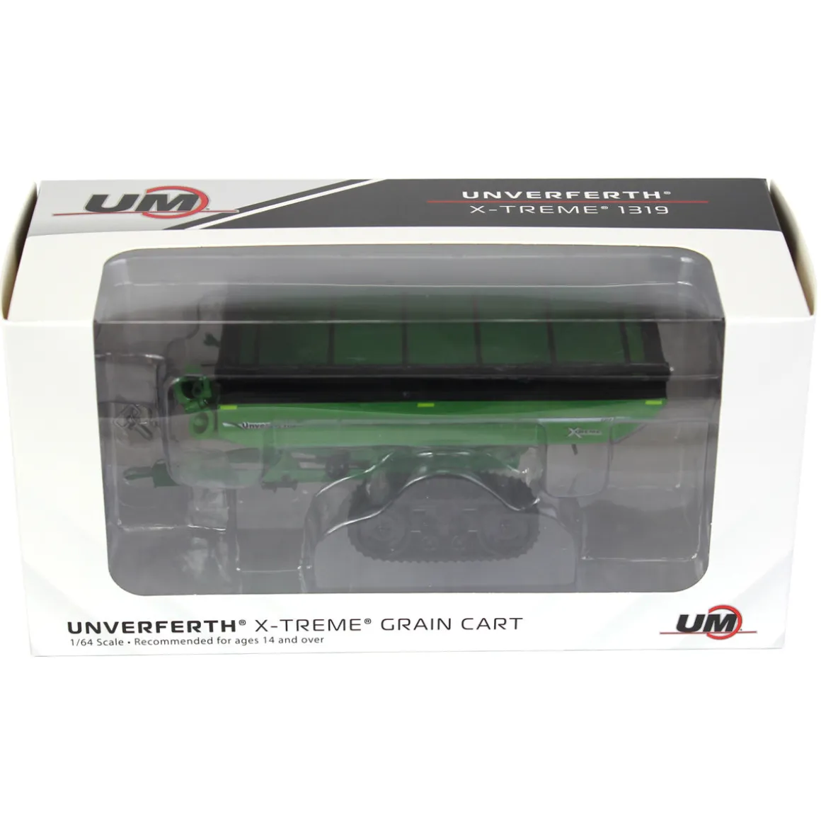 1/64 Unverferth X-Treme 1319 Grain Cart with Tracks, Green