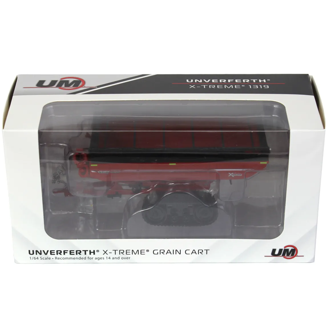 1/64 Unverferth X-Treme 1319 Grain Cart with Tracks, Red