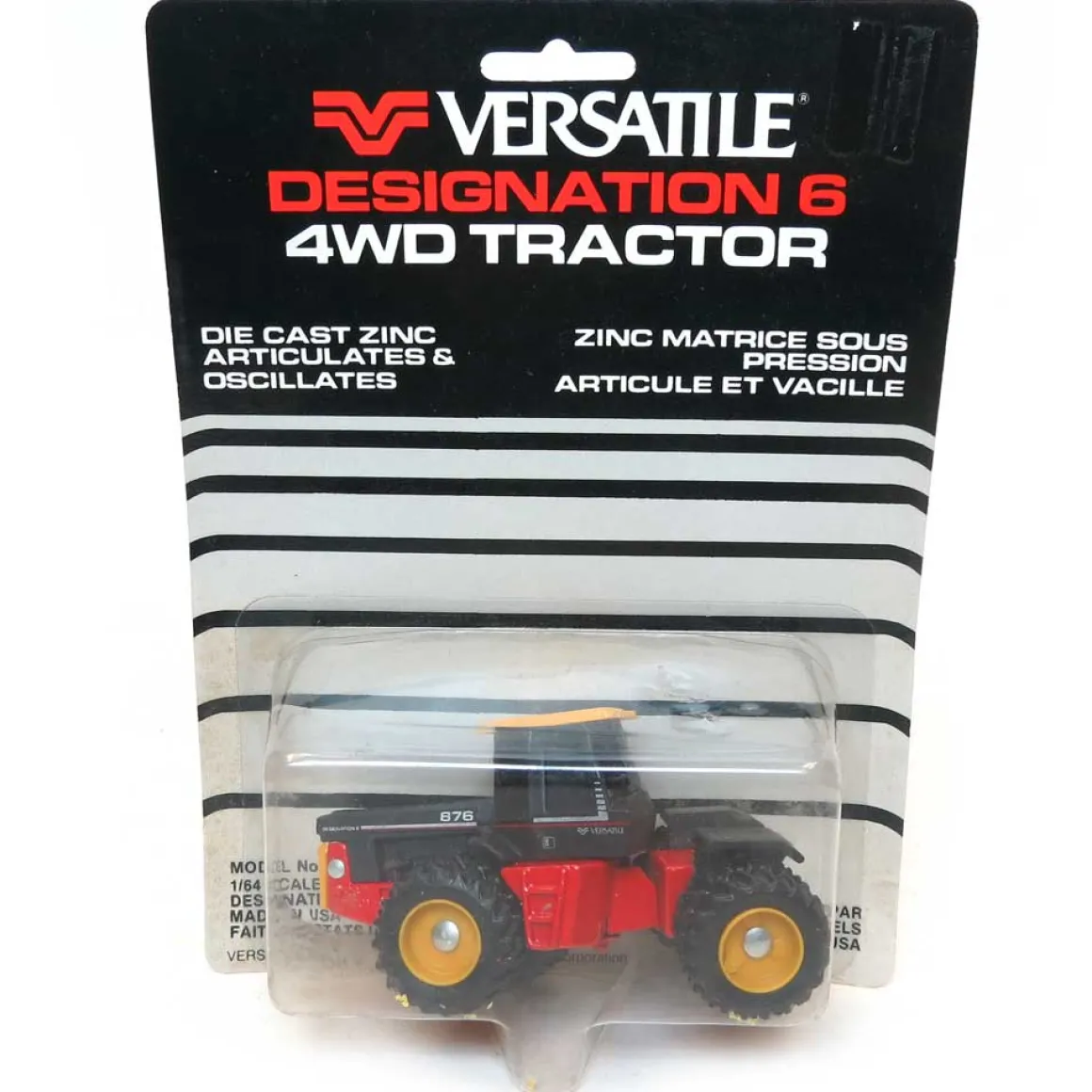 1/64 Versatile 876 4WD with Duals, 1st Edition, Made in USA