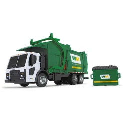 1/25 Waste Management Mack LR Refuse Truck w/ Lights & Sounds, McNeilus Meridian Front Loader & Bin