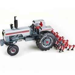 1/16 White 2-150 Diesel with 4-Row Rear Cultivator, 2025 Firestone Series