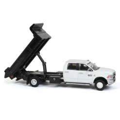 1/64 White 2018 Ram 3500 Dually with Black Dump Bed, Outback Toys Exclusive