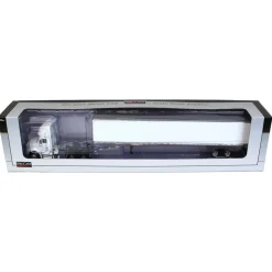 1/64 White International 8600 with Trailer with Single Rear Door