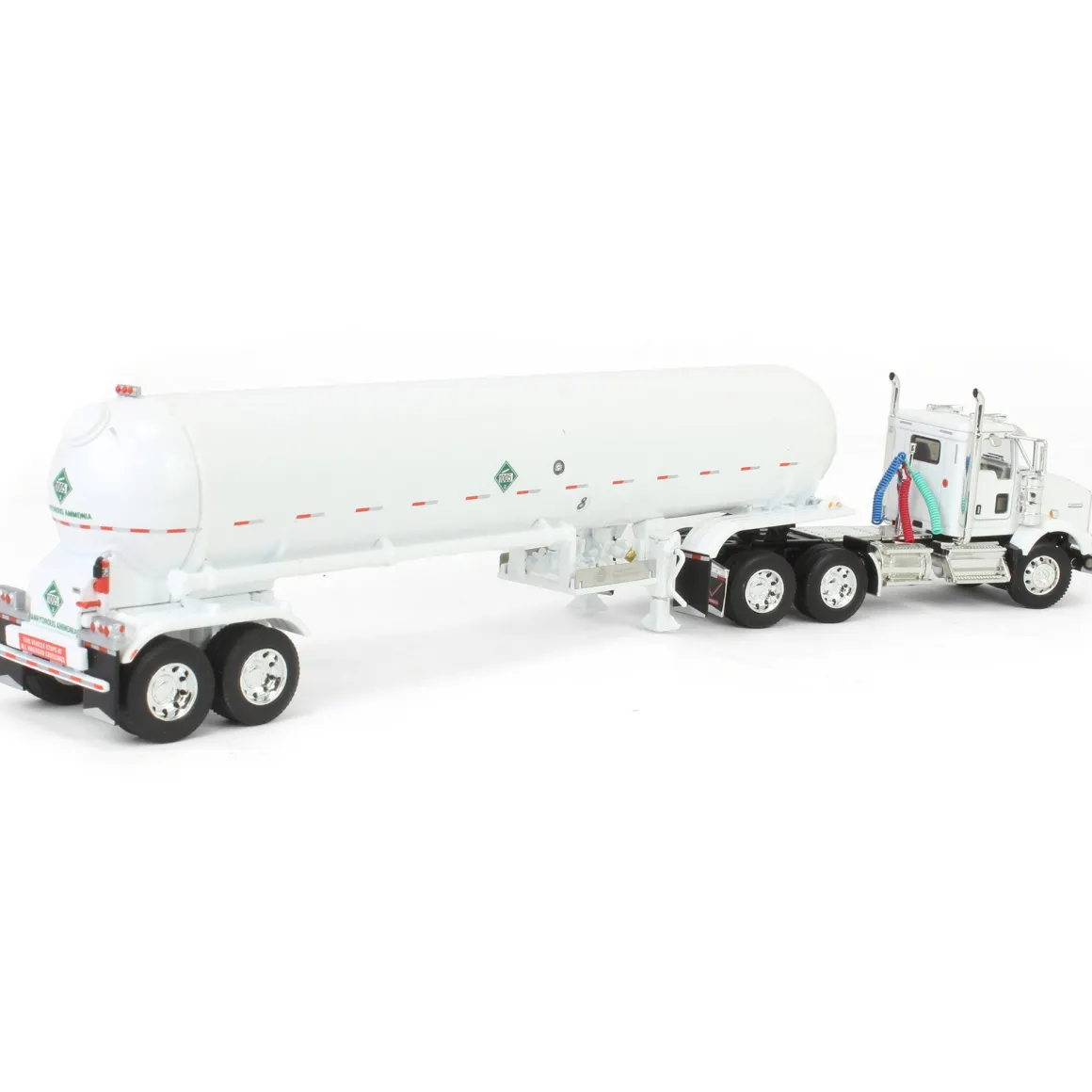 1/64 White Kenworth T800 w/ Mississippi LP Anhydrous Tanker, DCP by First Gear