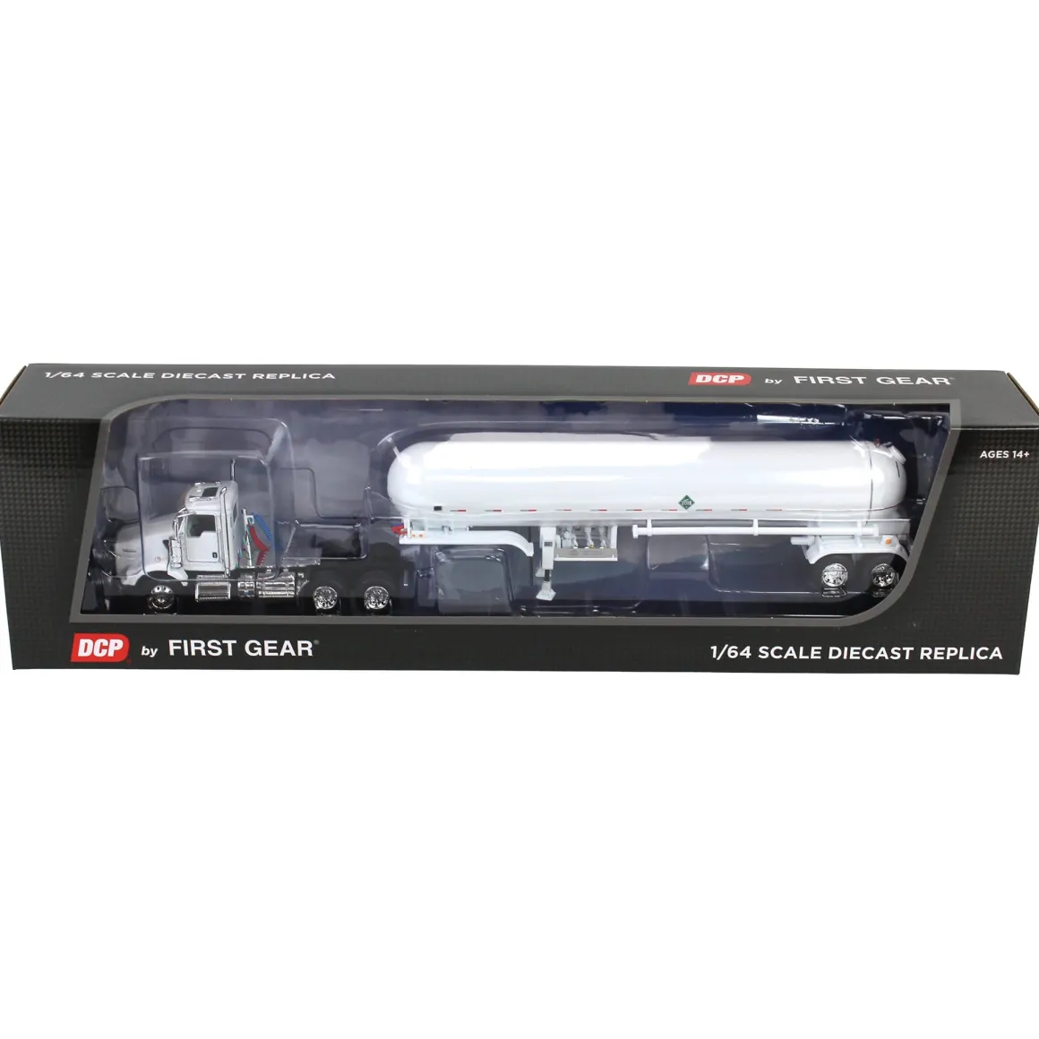 1/64 White Kenworth T800 w/ Mississippi LP Anhydrous Tanker, DCP by First Gear