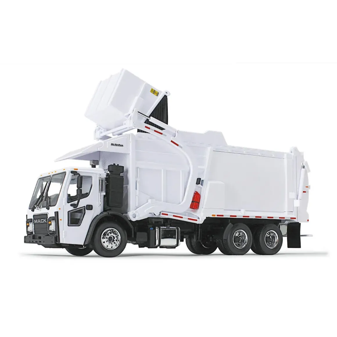 1/34 White Mack LR w/ McNeilus Meridian Front Loader & Dumpster