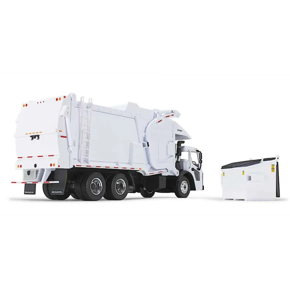 1/34 White Mack LR w/ McNeilus Meridian Front Loader & Dumpster
