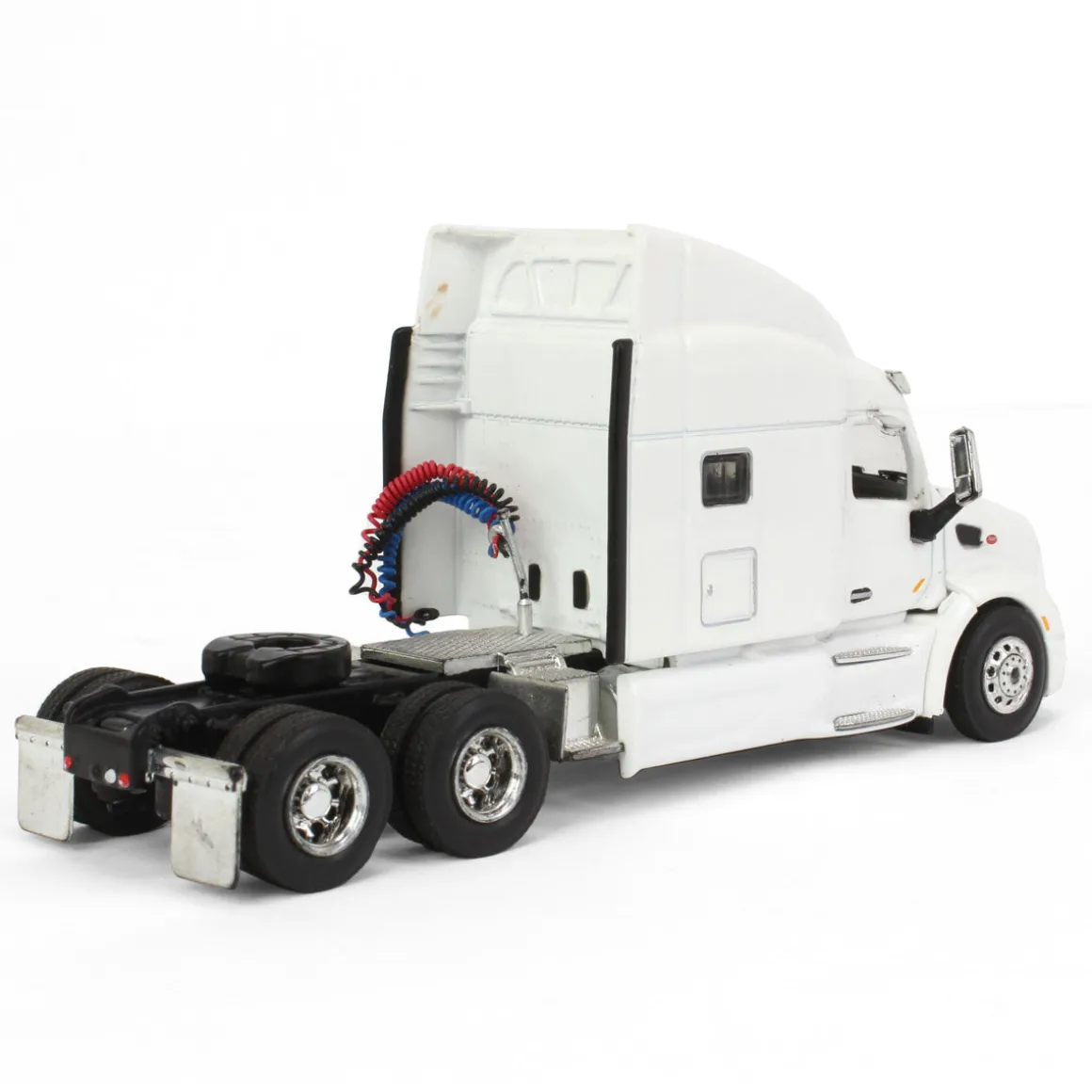 1/64 White Peterbilt 579 Sleeper & White Trailer w/ Single Rear Door by SpecCast