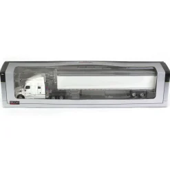 1/64 White Peterbilt 579 Sleeper & White Trailer w/ Single Rear Door by SpecCast