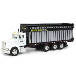 1/64 White Peterbilt 385 with H&S Big Dog 1226 Forage Box, Exclusive HFE Edition
