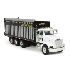 1/64 White Peterbilt 385 with H&S Big Dog 1226 Forage Box, Exclusive HFE Edition