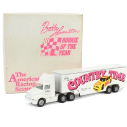 1/64 Winross Bobby Hamilton Country Time Racing Semi with Box Trailer
