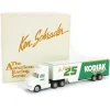 1/64 Winross Kodiak Racing Semi with Box Trailer