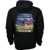 Adult Combining Legacy & Future Vintage Case IH & IH 7150 Combine Hooded Sweatshirt