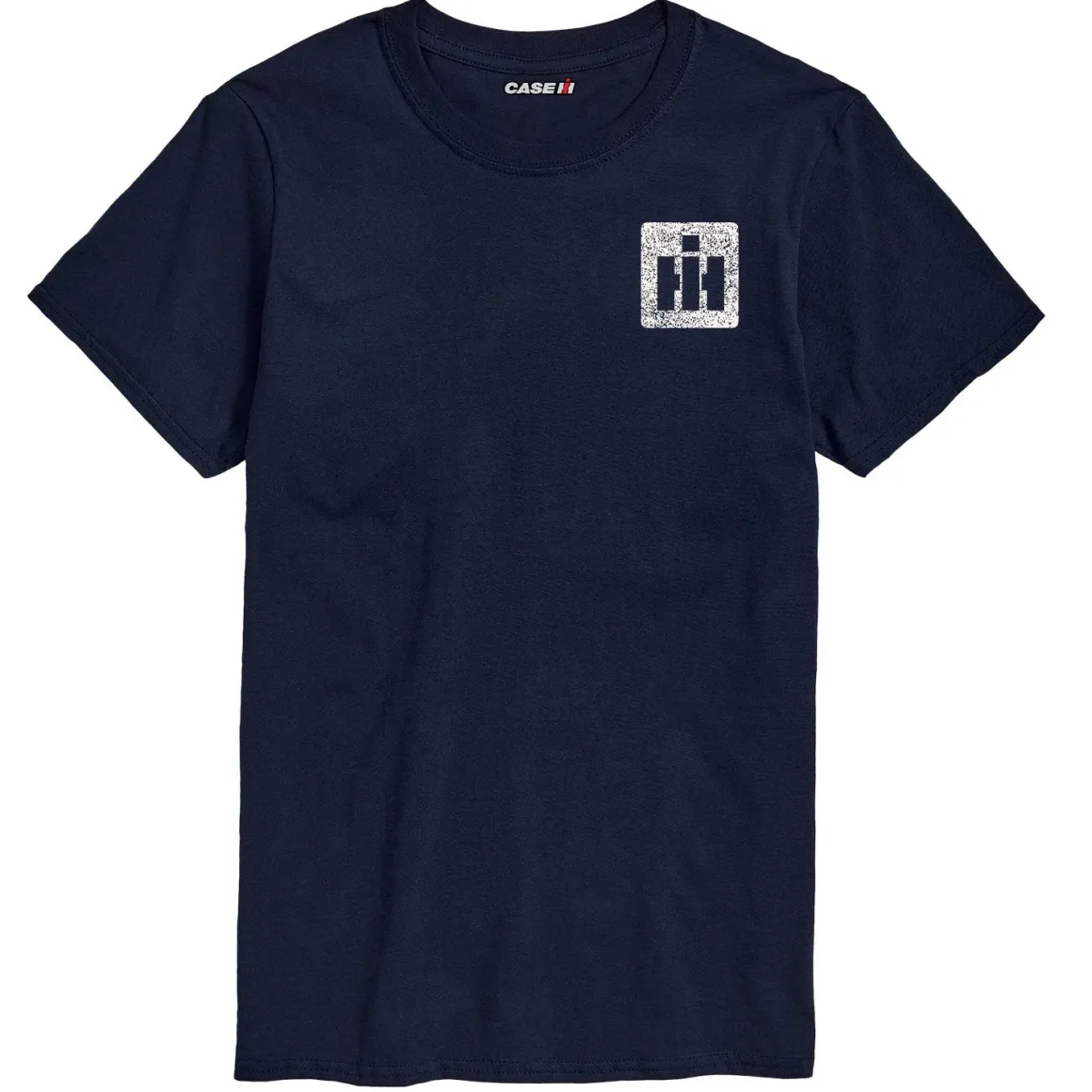 Adult IH Faith Family Farming Flag Navy Blue Short Sleeve T-Shirt