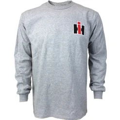 Adult International 1460 Combine Gray Long Sleeve T-Shirt