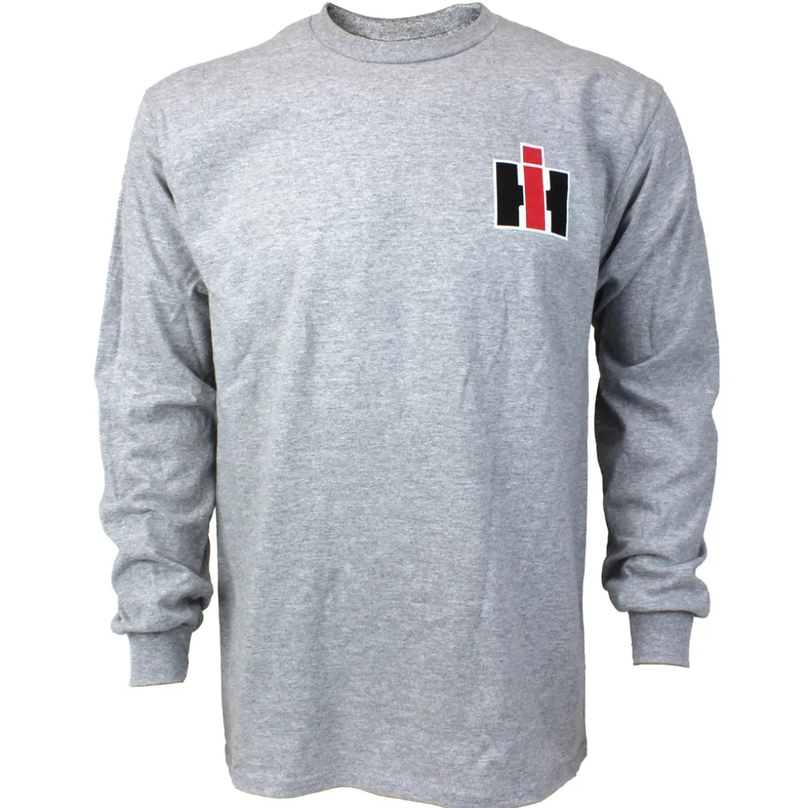 Adult International 1460 Combine Gray Long Sleeve T-Shirt