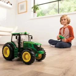 (B&D) 1/16 Big Farm John Deere 6210R Remote Control Tractor - Damaged Item