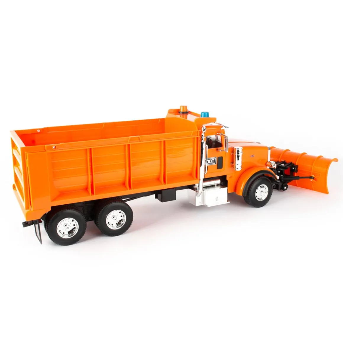 (B&D) 1/16 Big Farm Peterbilt Model 367 DOT Truck with Snow Plow - Damaged Box