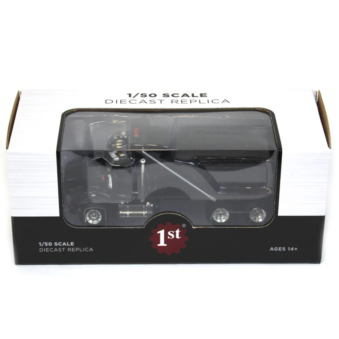 (B&D) 1/50 Black Kenworth T880 Dump Truck by First Gear - Damaged Box