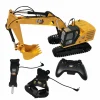 (B&D) 1/16 Radio Control Caterpillar 320 Excavator with Bucket, Grapple and Hammer - Damaged Item