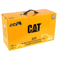 (B&D) 1/16 Radio Control Caterpillar 320 Excavator with Bucket, Grapple and Hammer - Damaged Box