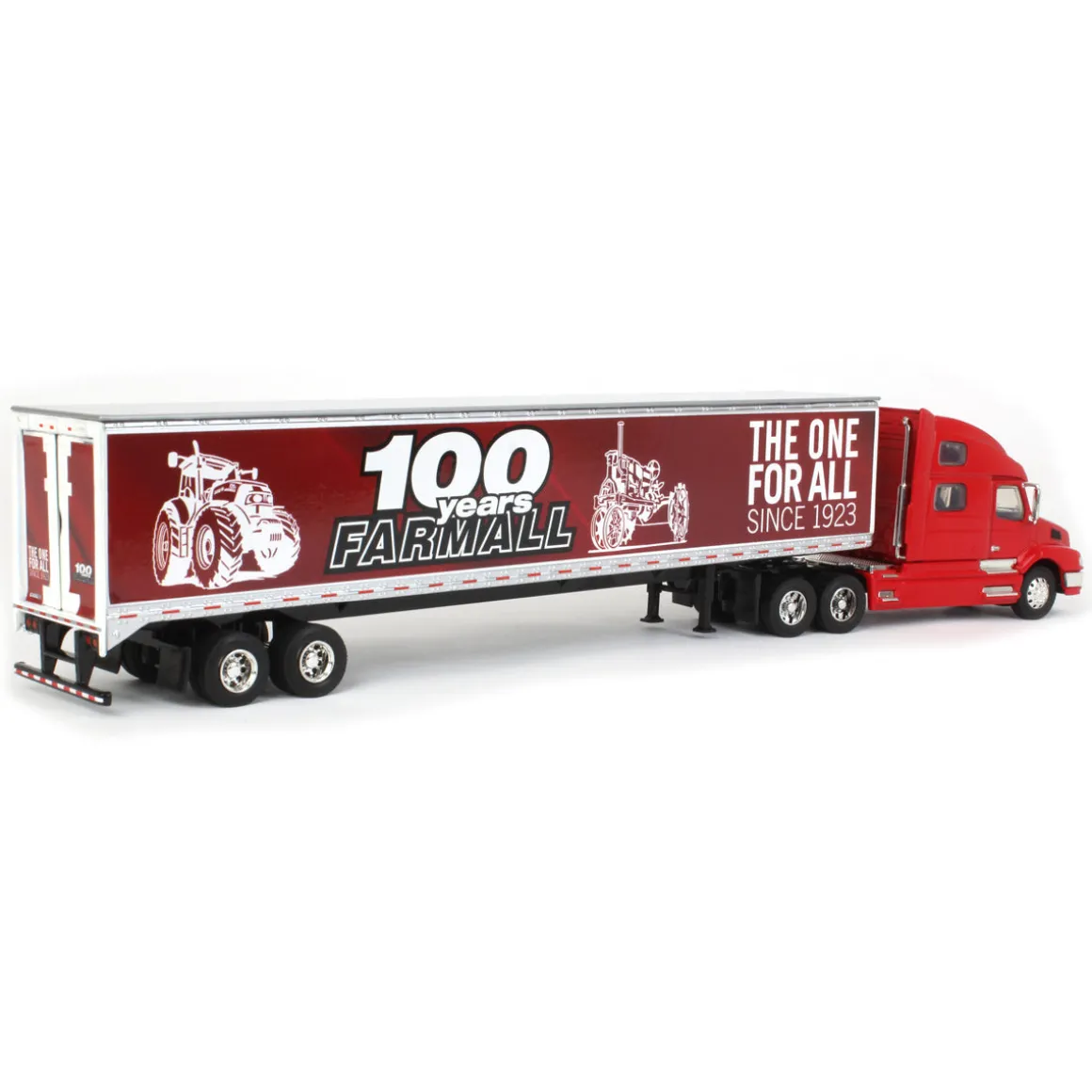 (B&D) 1/64 Red Volvo 770 Semi, Farmall 100th Anniversary - Damaged Box