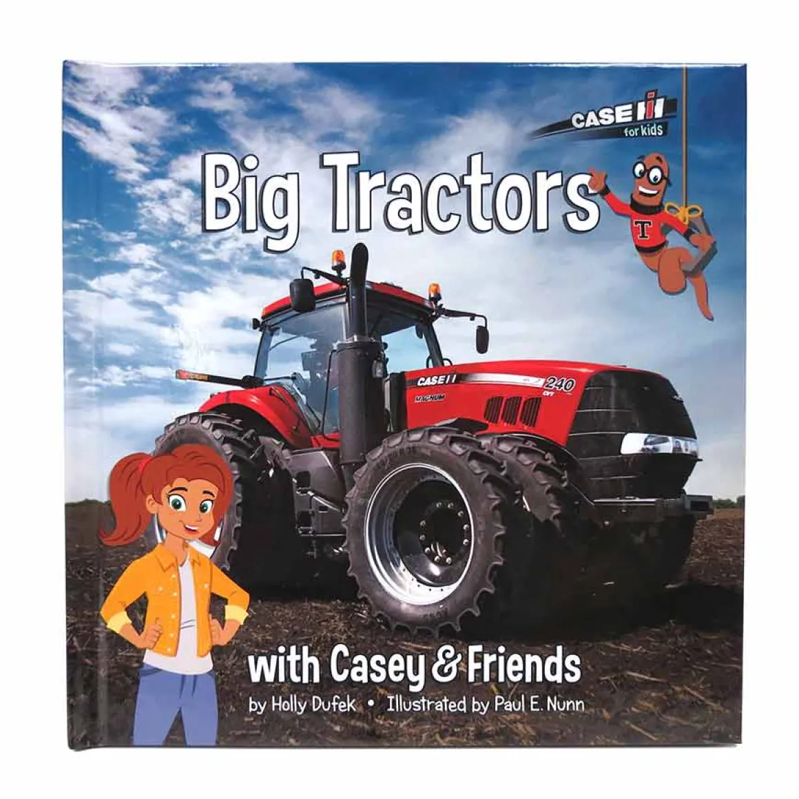 Big Tractors with Casey & Friends Hardcover Book