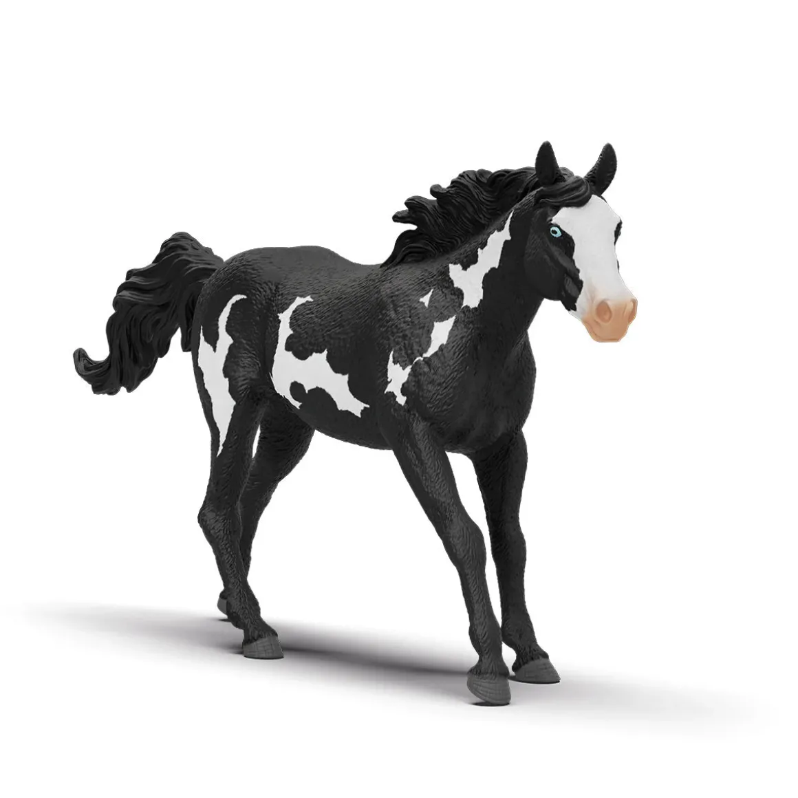 Black & White Paint Gelding Horse by Schleich