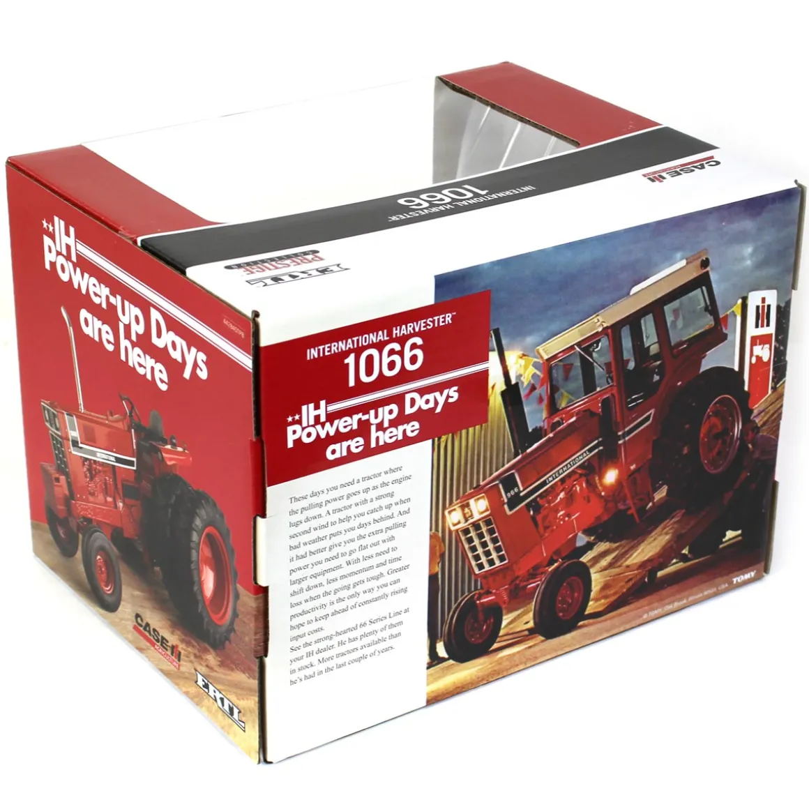 Black Chase Unit ~ 1/16 International Harvester 1066 Black Stripe with Rear Duals, ERTL Prestige Collection