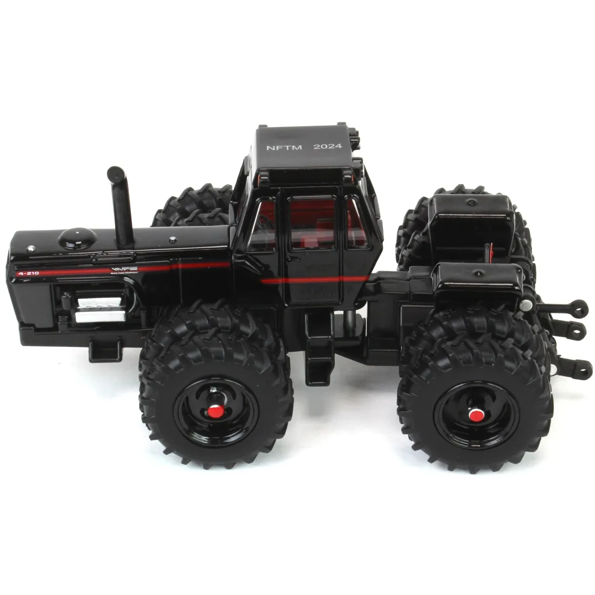 Black Chase Unit ~ 1/64 White 4-210 4WD with Duals, 2024 National Farm Toy Museum
