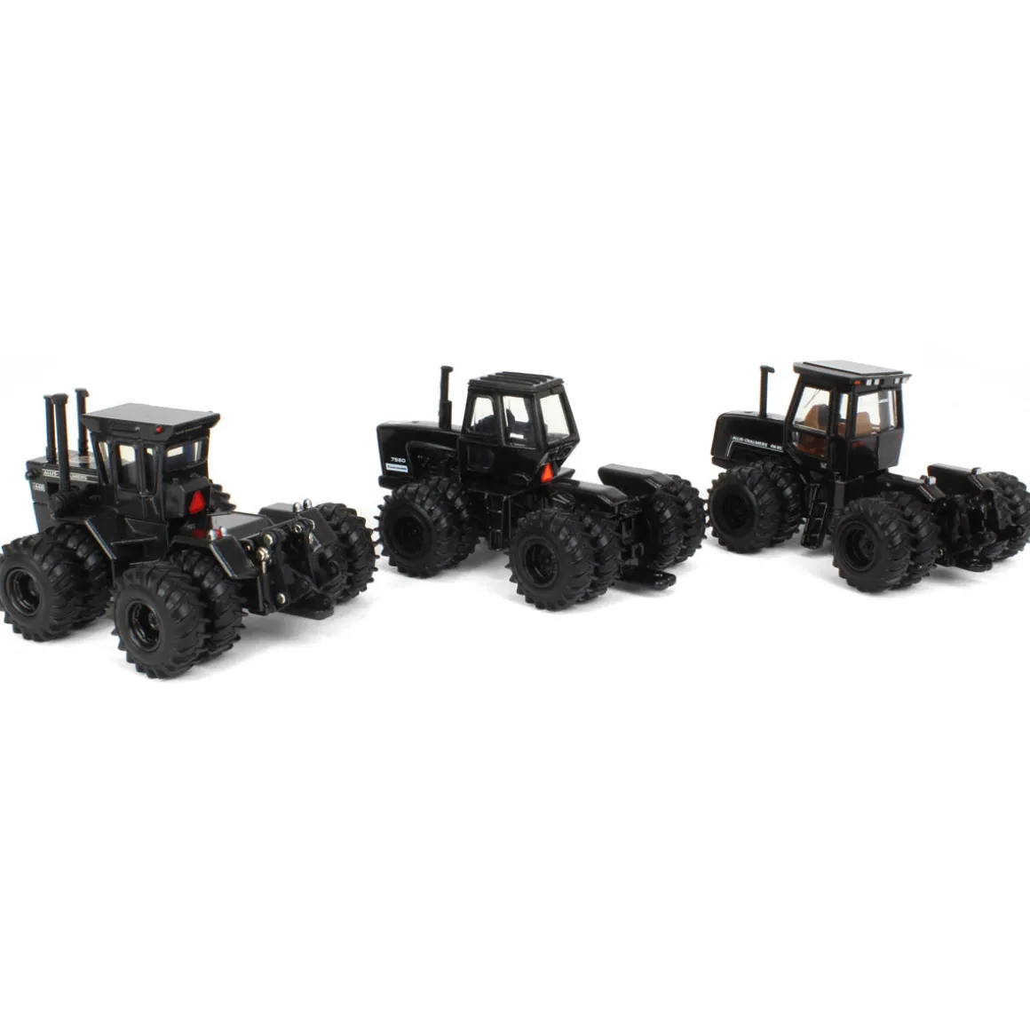 Black Metallic Chase Units ~ 1/64 Allis Chalmers 4WD 50th Anniv. 3 Piece Set w/ 440, 7580 & 4W-220