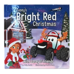 Bright Red Christmas with Casey & Friends Case IH Book