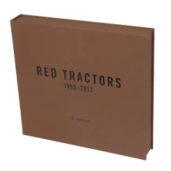 Brown Leather Cover RED Tractors 1958-2013 Hardbound Book Limited Collectors Edition