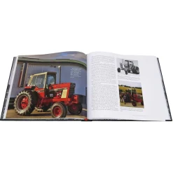 Brown Leather Cover RED Tractors 1958-2013 Hardbound Book Limited Collectors Edition