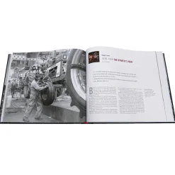 Brown Leather Cover RED Tractors 1958-2013 Hardbound Book Limited Collectors Edition
