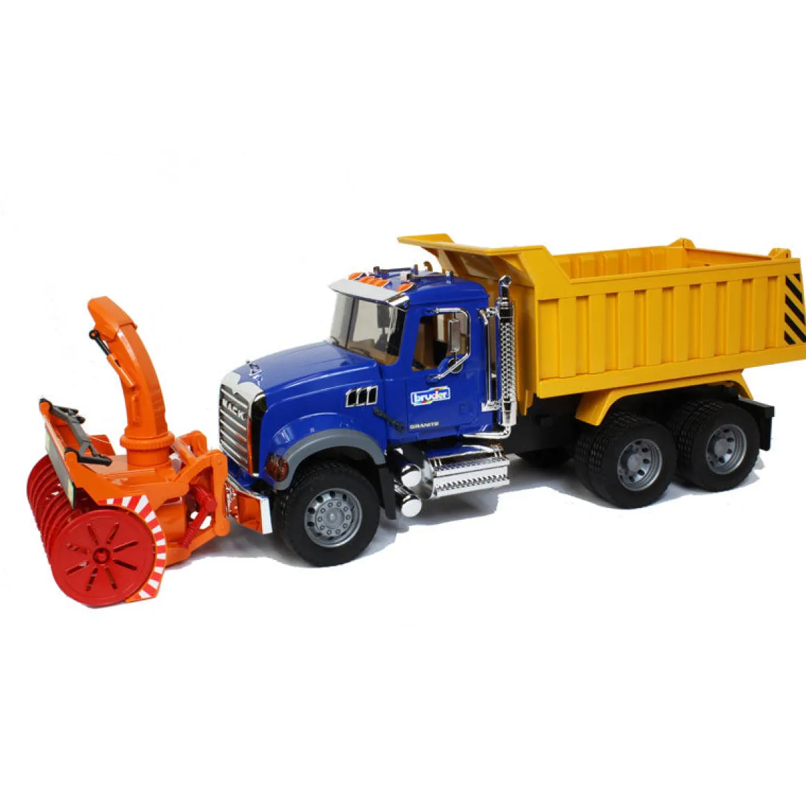 Bruder MACK Granite Dump Truck with Snow Blower