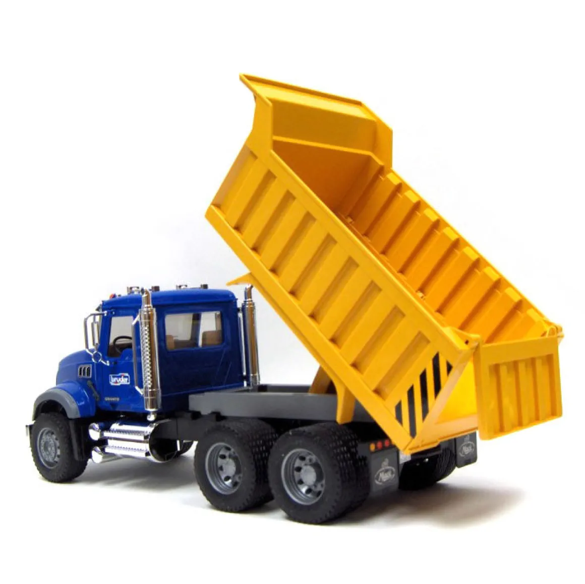 Bruder MACK Granite Dump Truck with Yellow Hard Hat