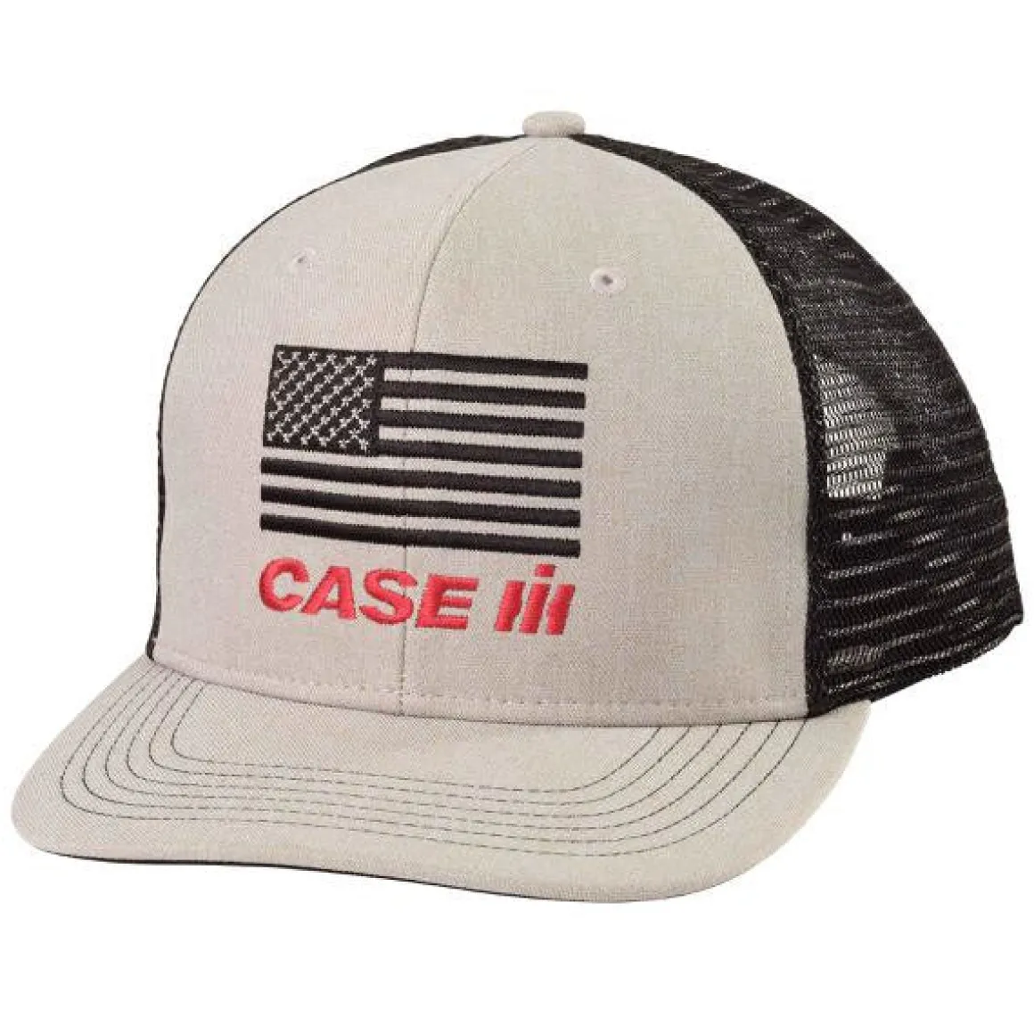 Case IH American Flag Cap with Black Mesh Back
