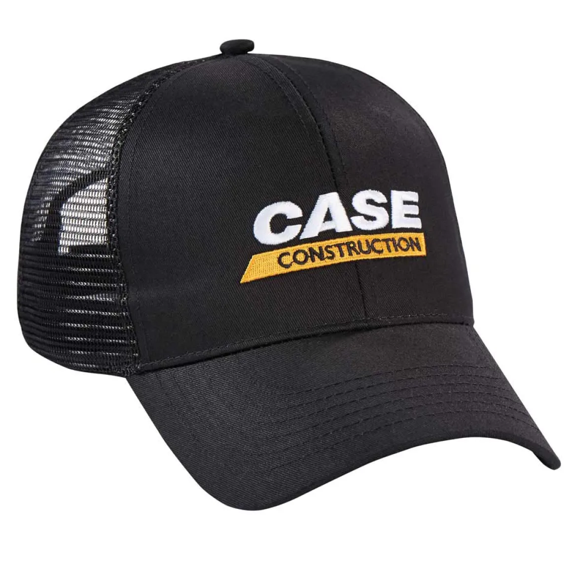 Case IH Construction Black Chino Mesh Cap