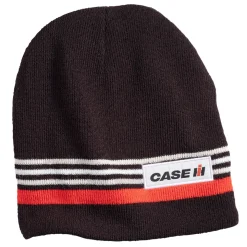 Case IH Fleece Knit Reversible Black Beanie