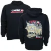 Case IH Magnum in Field Black Hooded Sweatshirt