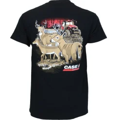 Case IH Magnum in Field Black Short Sleeve T-shirt