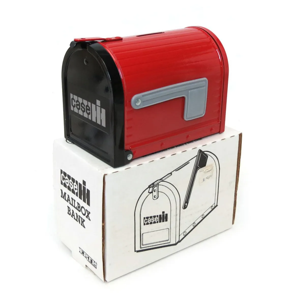 Case IH Metal Mailbox, 5 Inches Long