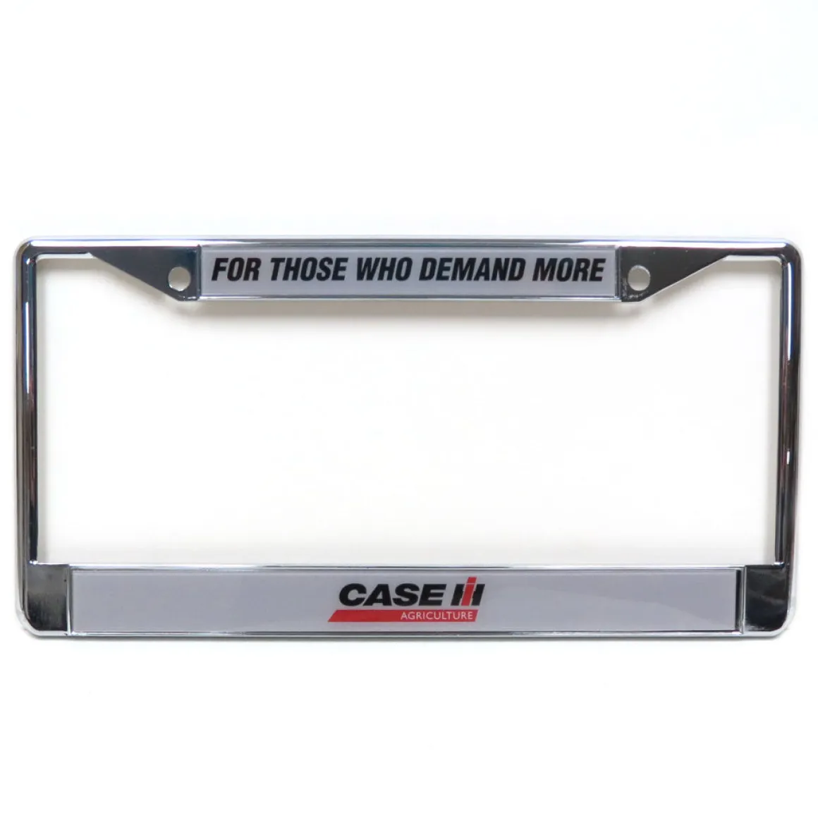 Case IH "For Those Who Demand More" License Plate Holder