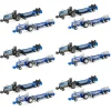 Case of 12 ~ 1/64 New Holland "Down 'N Dirty" & "Fast Forward" Pulling Tractors with Sleds